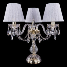 Настольная лампа декоративная Bohemia Ivele Crystal 5706/3/141-39/G/SH13-160
